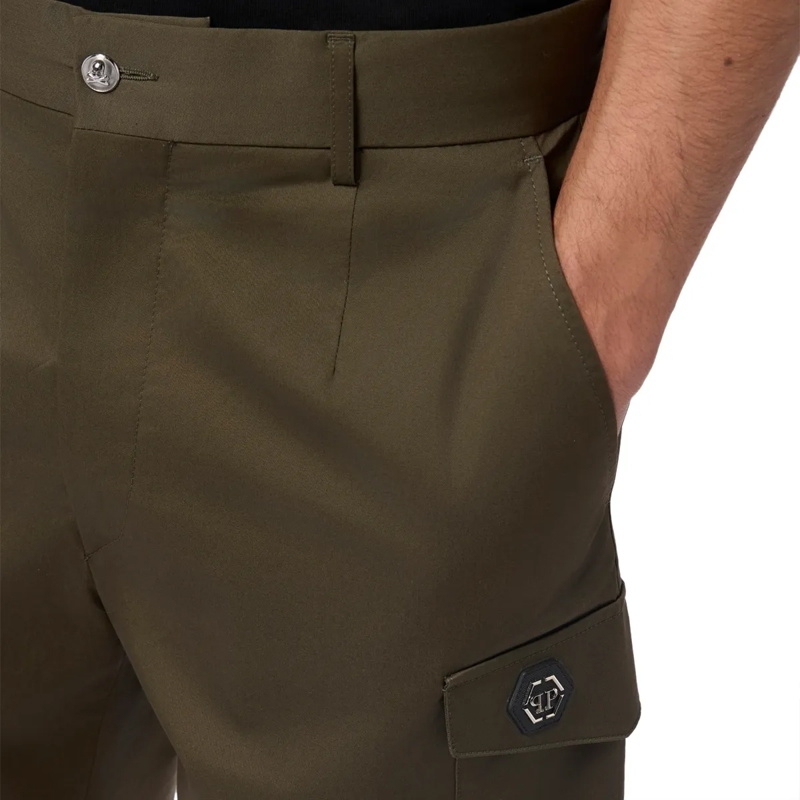 Philipp Plein Shorts Cargo Shorts grün(Image 5)
