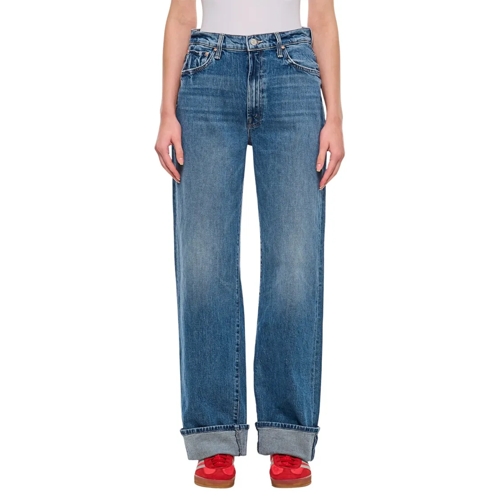 Mother Jeans The Dodger Skimp Cuff Denim Pants Blue