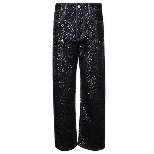 P.A.R.O.S.H. Jeans Straight Sequin Jeans Black