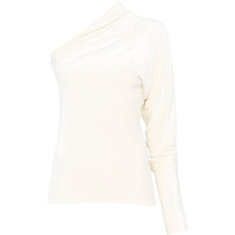 Rick Owens T-Shirt Diana Top Champagne weiß