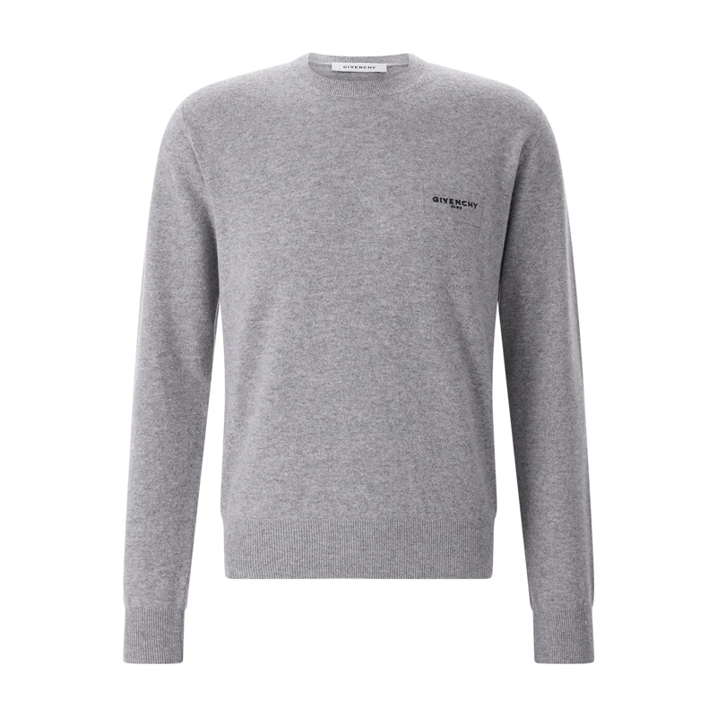 Givenchy Pullover Pullover aus Wolle & Kaschmir grau
