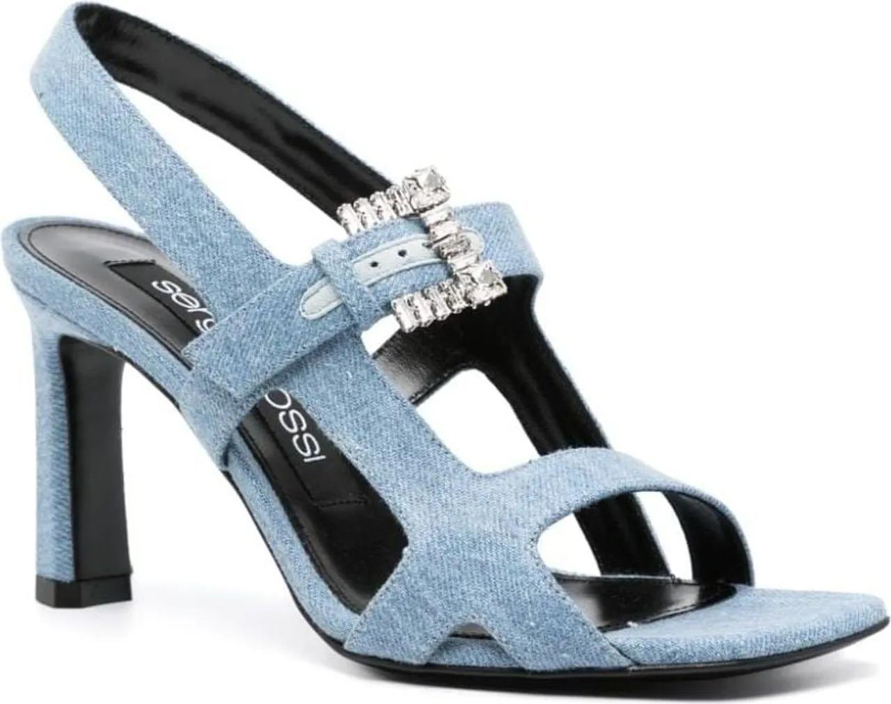 sergio rossi Slipper & Pantoletten - Sandals Blue - Gr. 36 (EU) - in Blau - für Damen