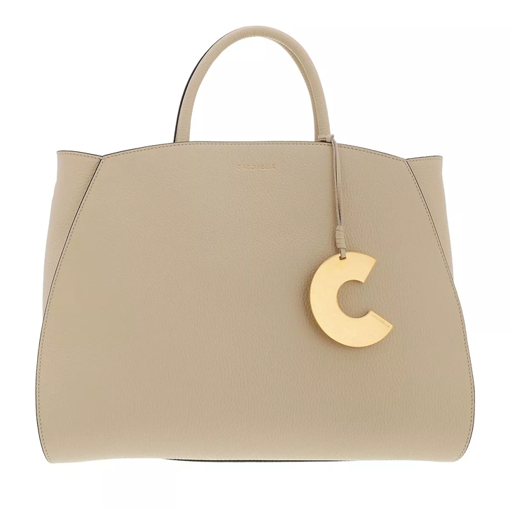 Coccinelle Concrete Handle Bag Silk Tote