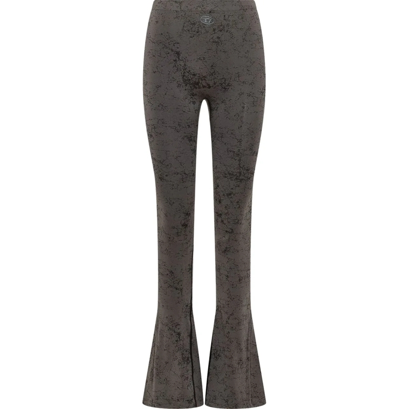 Diesel Leggings Pantaloni Cornelia a Gamba Ampia dunkelgrau