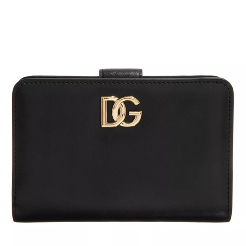 Dolce&Gabbana Wallet Black Bi-Fold Portemonnaie