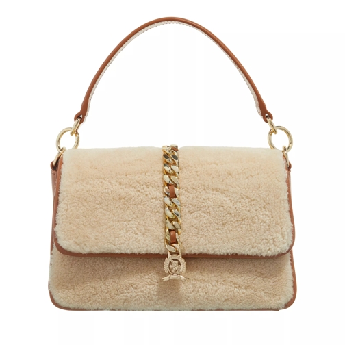Tommy Hilfiger Luxe Leather Crossover Shearling Shearling Borsa a tracolla