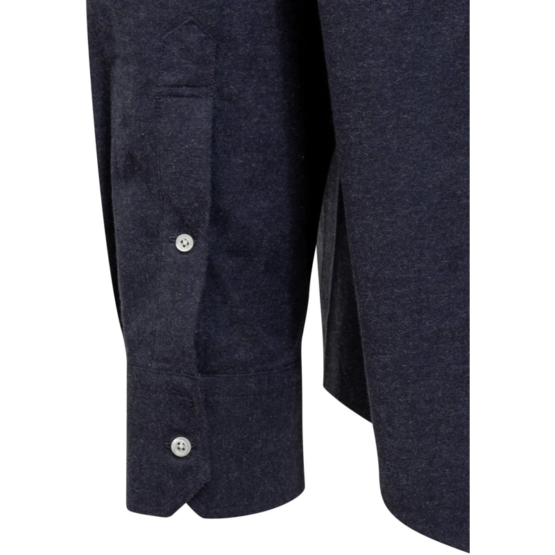 Thom Browne Haut décontracté Camicia Oversized dunkelblau(Image 3)