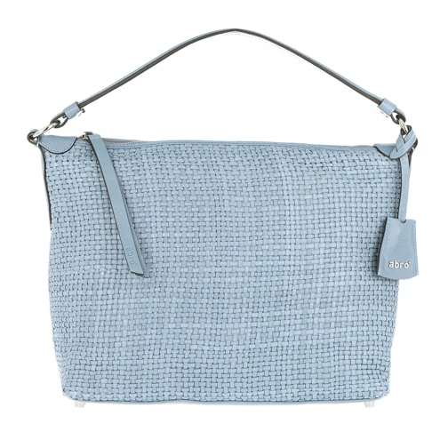 Abro Mini Eleonor Weave Light Blue Hobo Bag