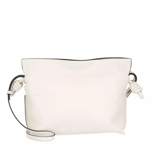 Loewe Mini Flamenco Clutch Nappa Calfskin Soft White Pochette-väska