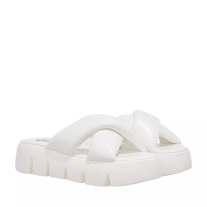 Steve madden greece hot sale sandals white