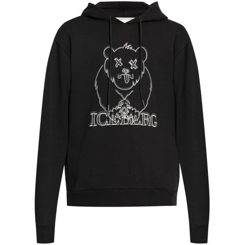 Iceberg Hoodie Printed Sweatshirt Black