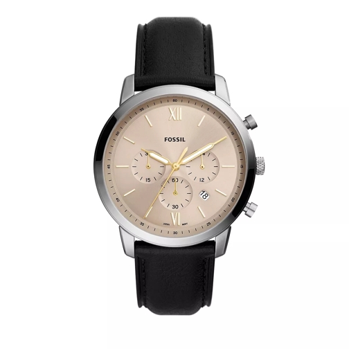 Fossil Neutra Chronograph Eco Leather Watch Black Chronograph