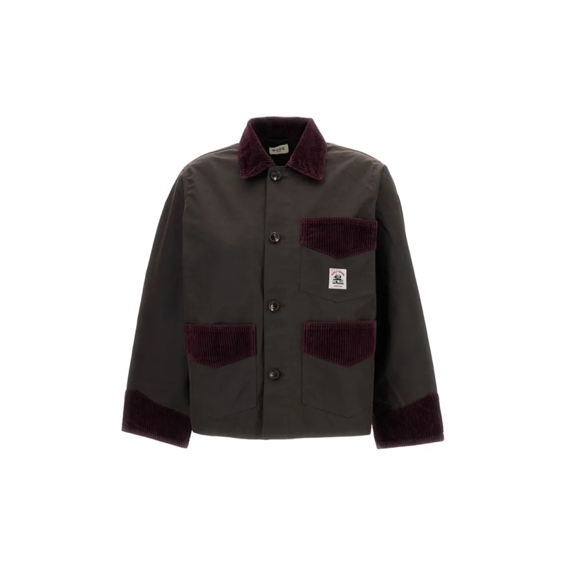 Bode New York Overgangsjas Waxed Craft Jacket Black