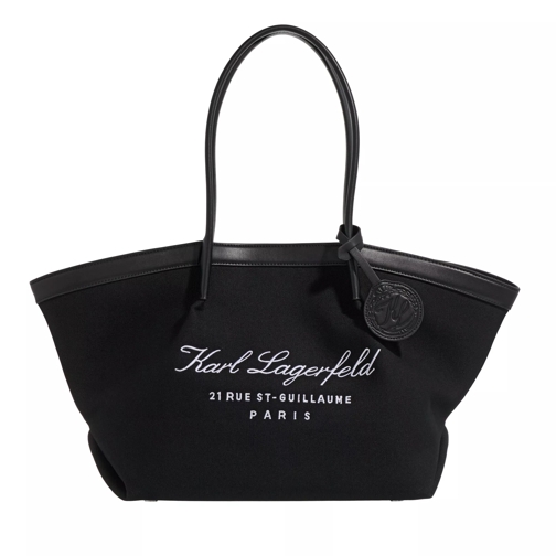 Karl Lagerfeld Hotel Karl Md Tote Canvas Natural Shopping Bag