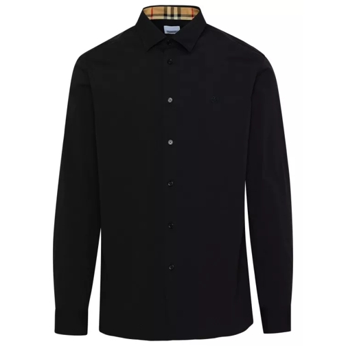 Burberry Sherfield Shirt In Black Cotton Black 