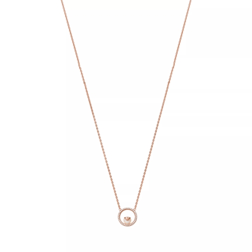 Emporio Armani Sterling Silver Necklace Rose Gold Short Necklace