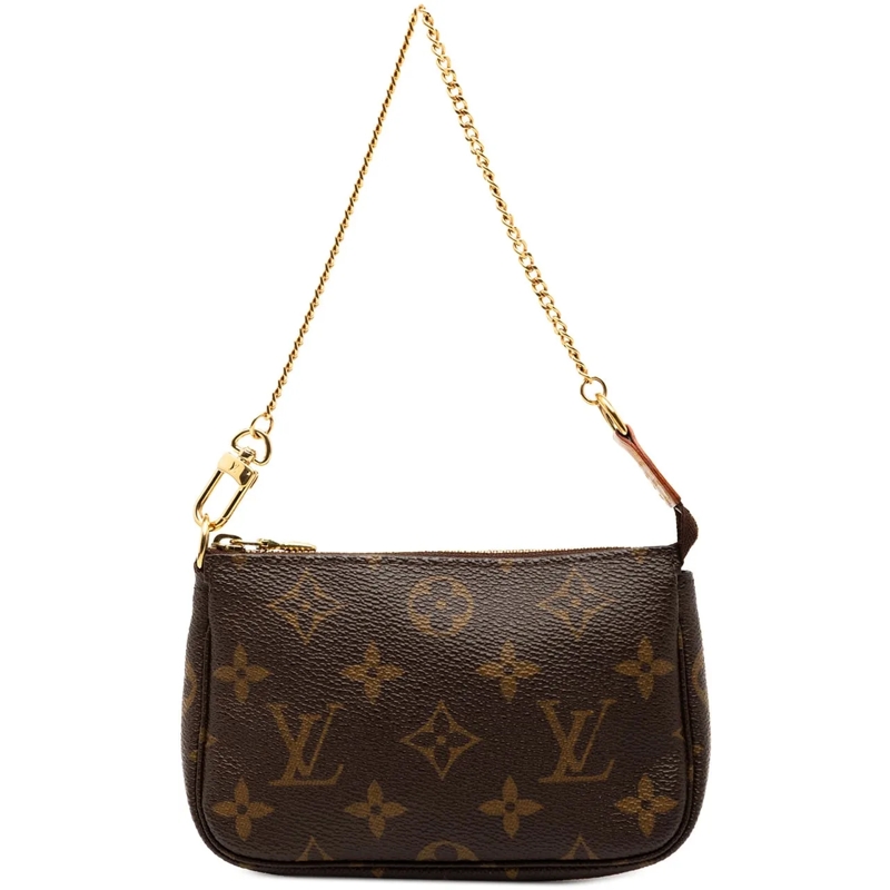 Louis Vuitton Fourre-tout Monogram Mini Pochette Accessoires braun