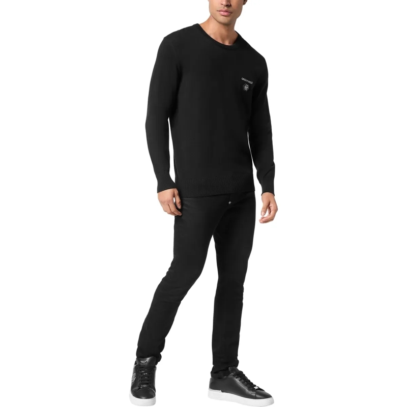 Philipp Plein  Pullover Rundhalsausschnitt Ls Love schwarz(Image 4)