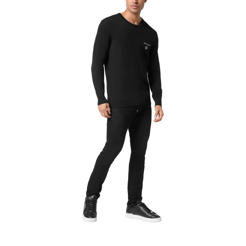 Philipp Plein Pullover Pullover Rundhalsausschnitt Ls Love schwarz(Image 2)