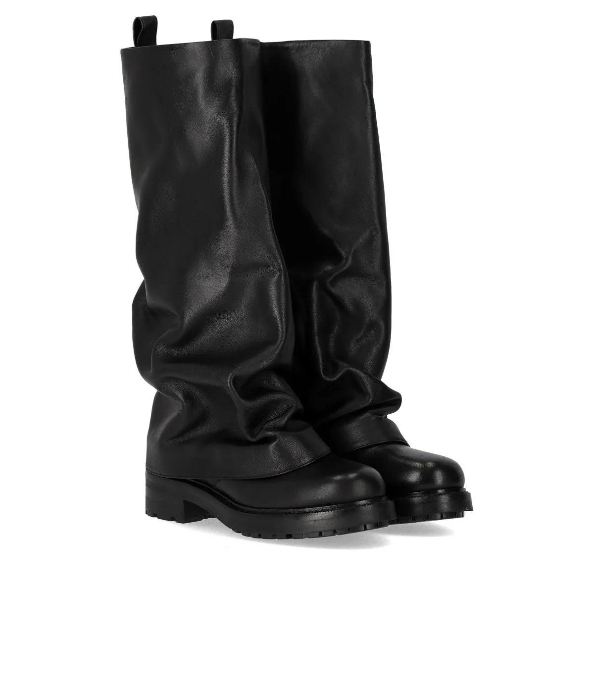 Strategia Stiefel - STRATEGIA SCHWARZER-STIEFEL MIT GAMASCHE - Gr. 37,5 (EU) - in Schwarz - für Damen