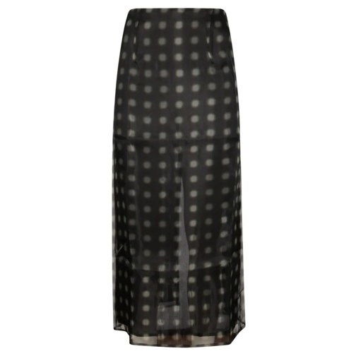 16Arlington Midi-Röcke Semi-Transparent Design Midi Skirt Green