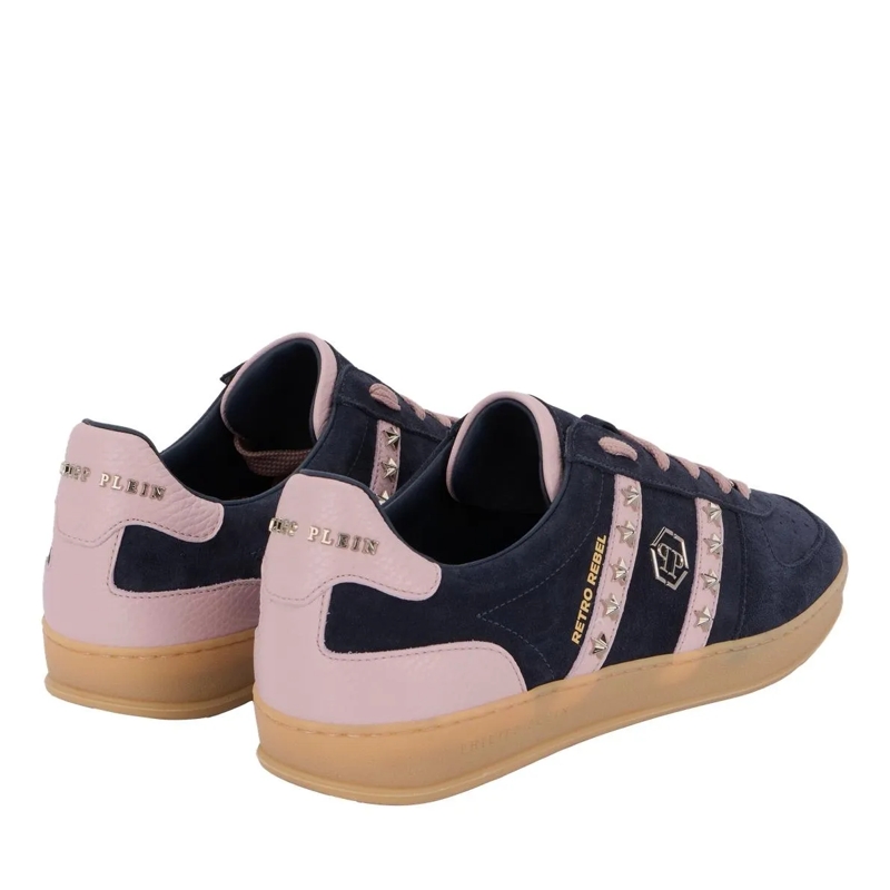 Philipp Plein Low-Top-Sneaker Elegante Einzigartigkeit für Ihre Freizeit mit die dunkel-blau(Image 3)