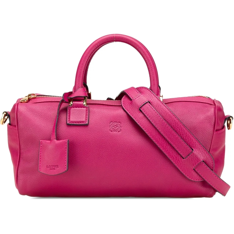 Loewe Schultertasche Anagram Leather Satchel rose