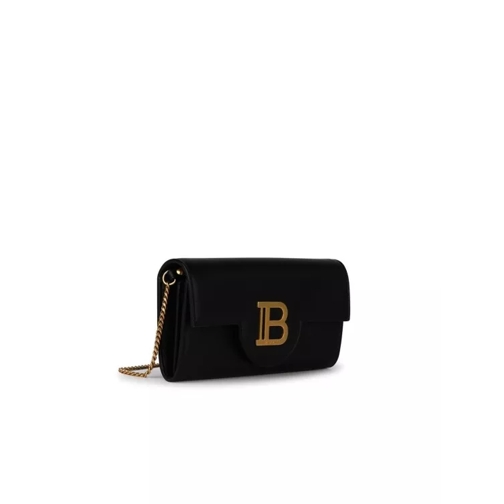 Balmain Schultertasche B-Buzz' Black Leather Crossbody Bag Black