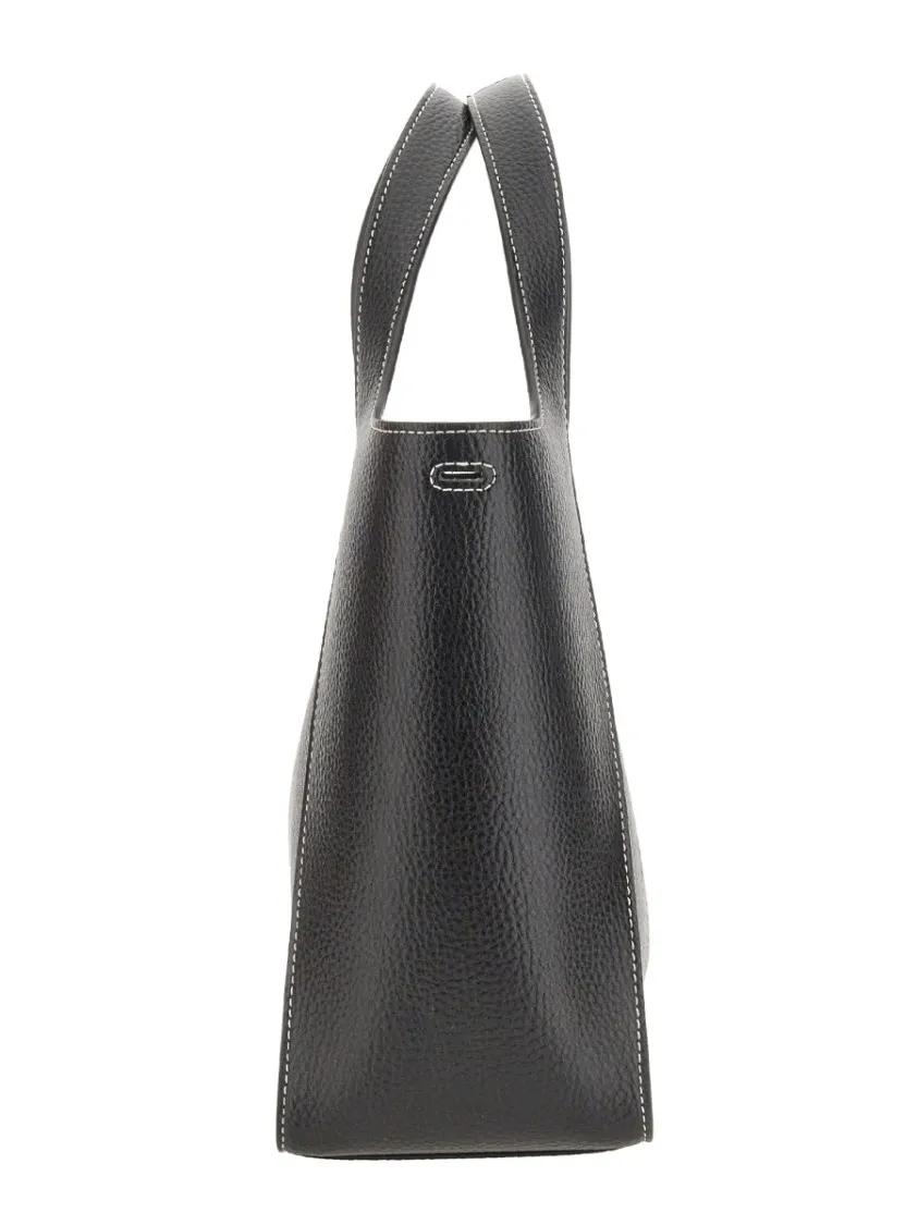 Stella Mccartney Hobo bags Structured Shoulder Bag With Double Handle in zwart