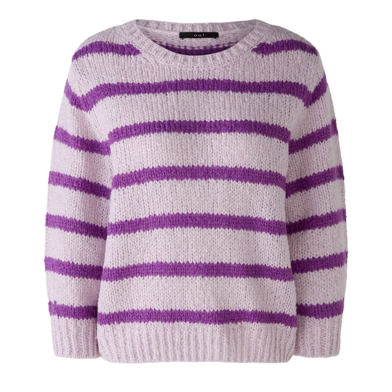 Oui Sweatshirt Pullover lila