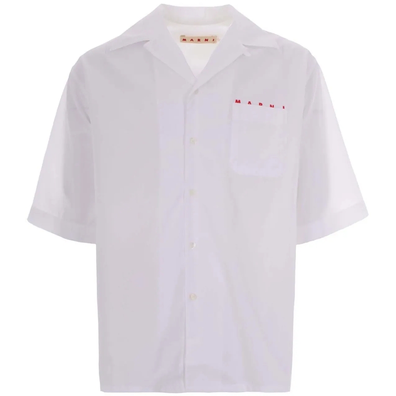 Marni Haut décontracté Shirts Lily White weiß