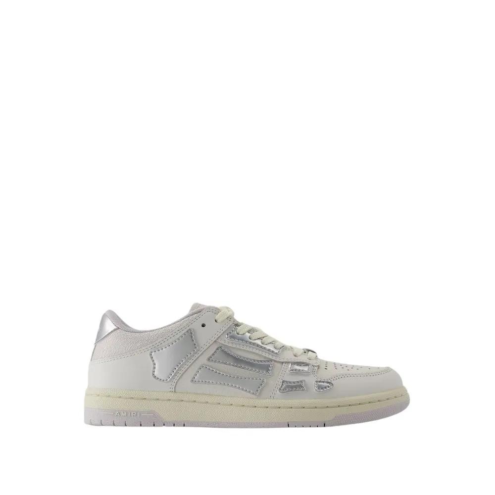 Amiri Low-Top Sneaker - Metallic Skel Top Low Sneakers - Synthetic - White - Gr. 37 (EU) - in Weiß - für Damen