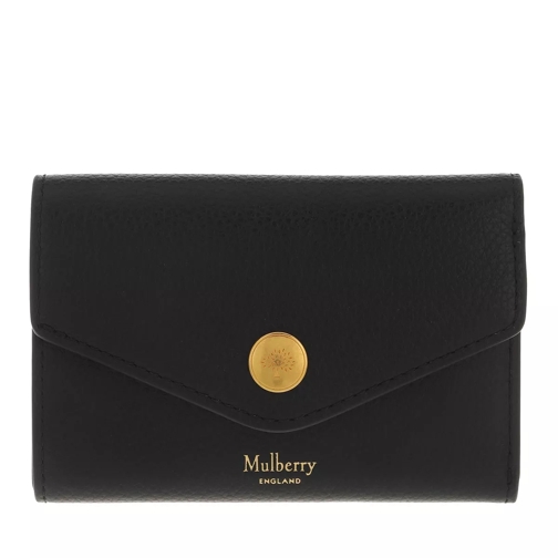 Mulberry Wallet Black Portemonnaie mit Überschlag