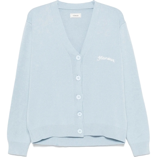 Flâneur  Signature Cardigan blau