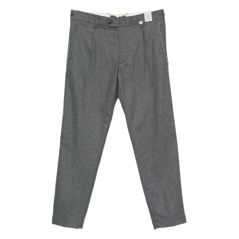 MYTHS Pantalon de costume Tailored Gray Trousers With Front Pleats Grey