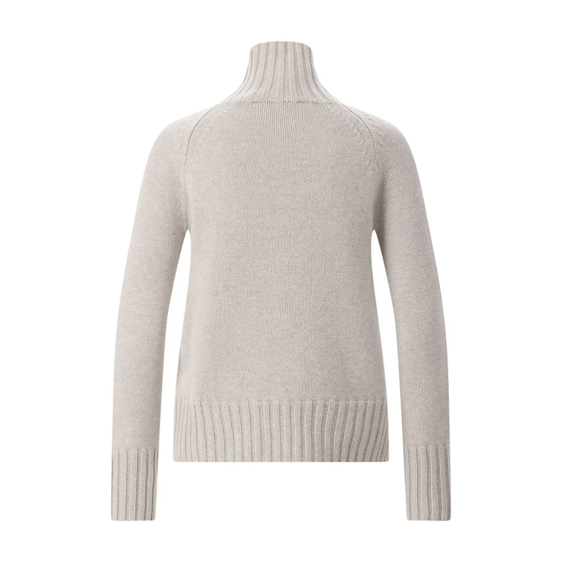S Max Mara Pull Rollkragenpullover aus Kaschmir-Woll-Mix beige(Image 2)