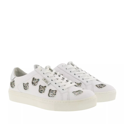 Karl Lagerfeld Kupsole Choupette Inlay Lace White Silver lage-top sneaker