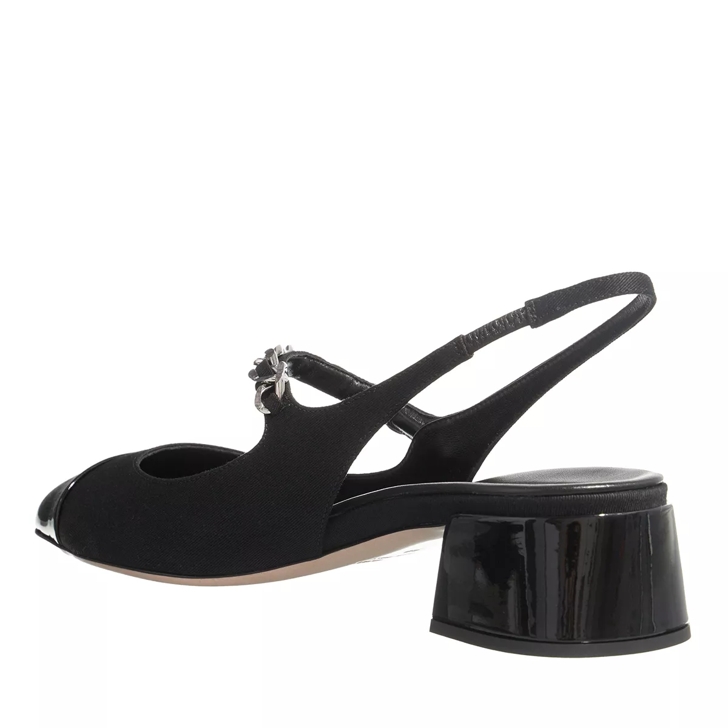 Miu Miu patent-leather 35mm slingback pumps - Black za 4 023