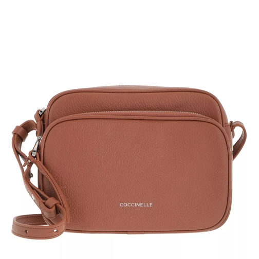Coccinelle Lea Handbag Grained Leather  Cinnamon Crossbodytas
