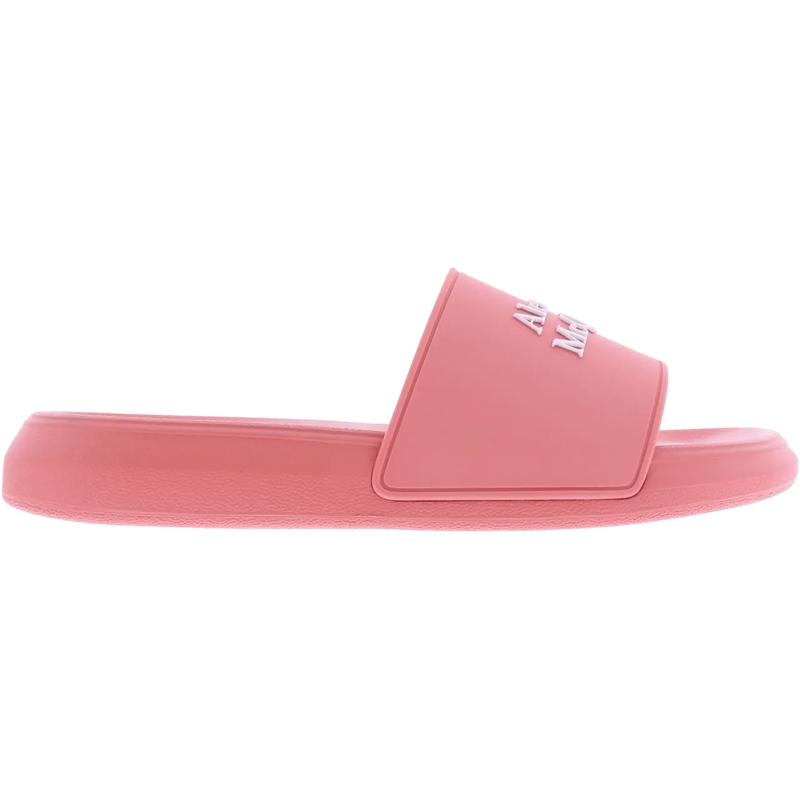 Alexander McQueen Slipper Dames Sandal Leath.S.Rubb. Slider Lo rose