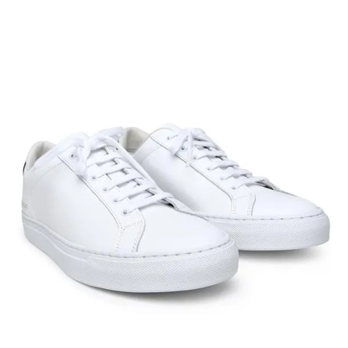 Common Projects Achilles Sneakers In White Leather White låg sneaker