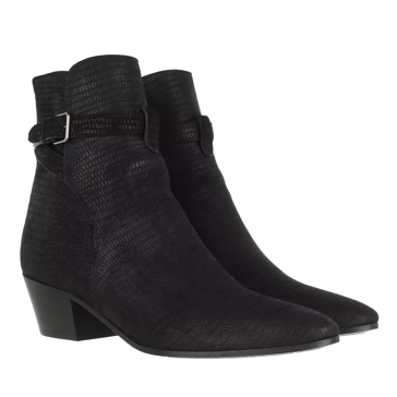 Saint laurent sale buckle boots