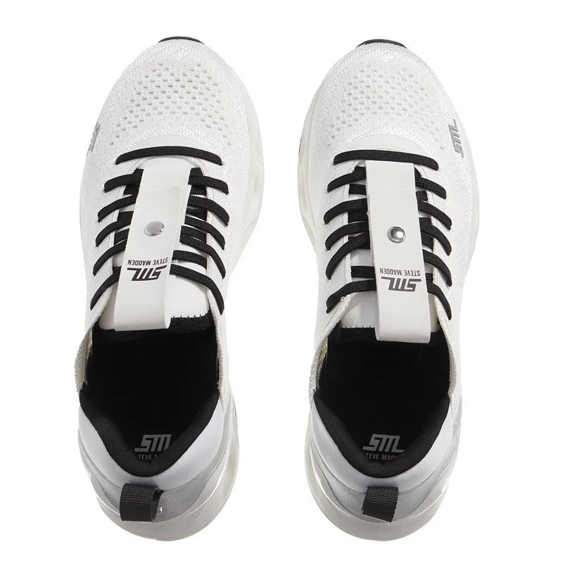 Steve Madden Sneaker basse Surge 1 White/Silver(Image 6)