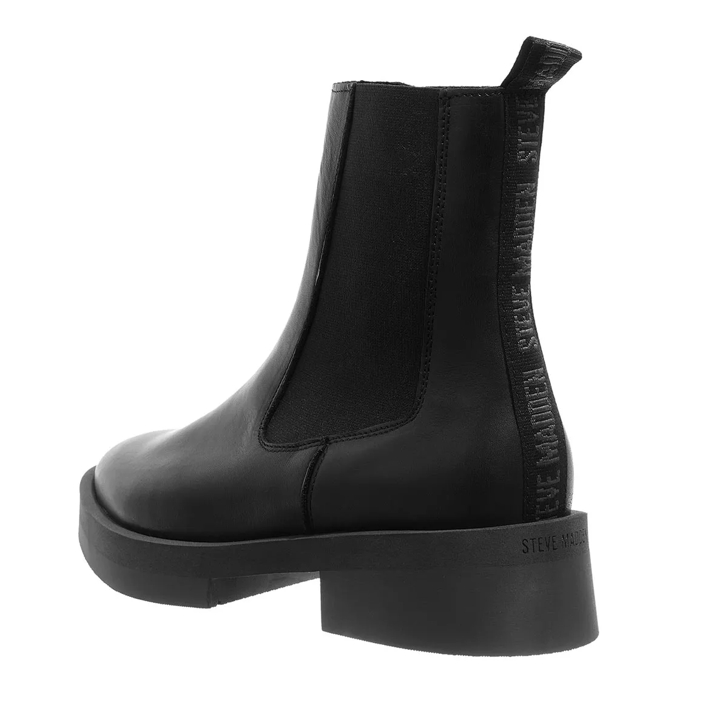 Steve Madden Monte Black Leather Chelsea Boot