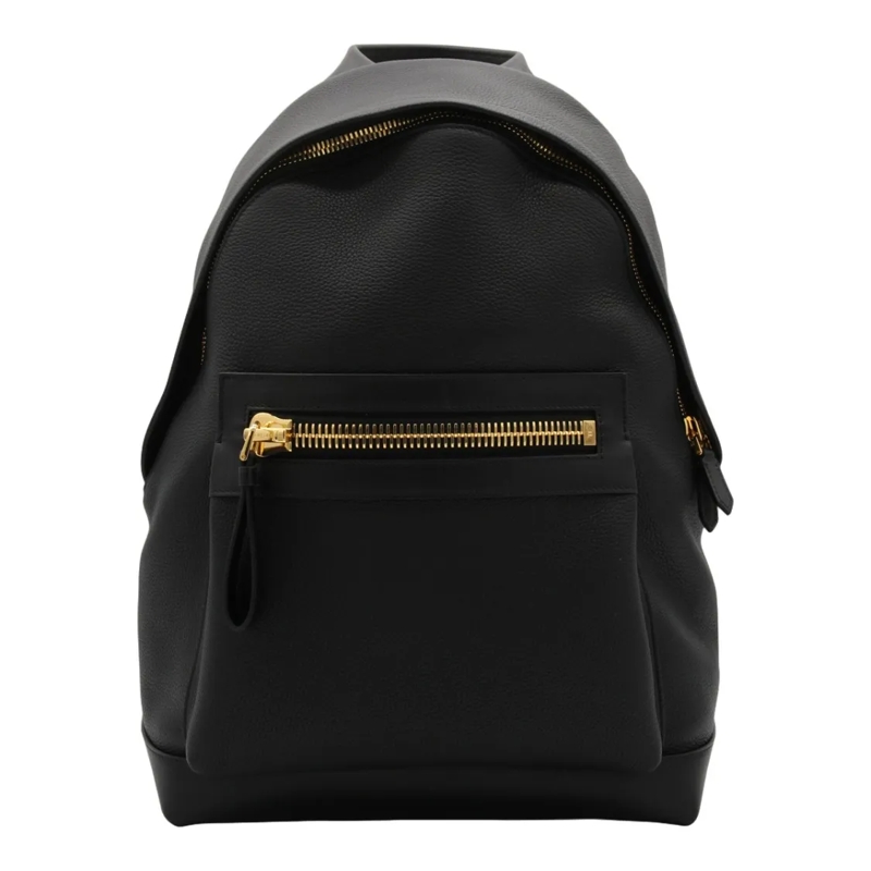 Tom Ford Sac à dos Structured Black Backpack Black