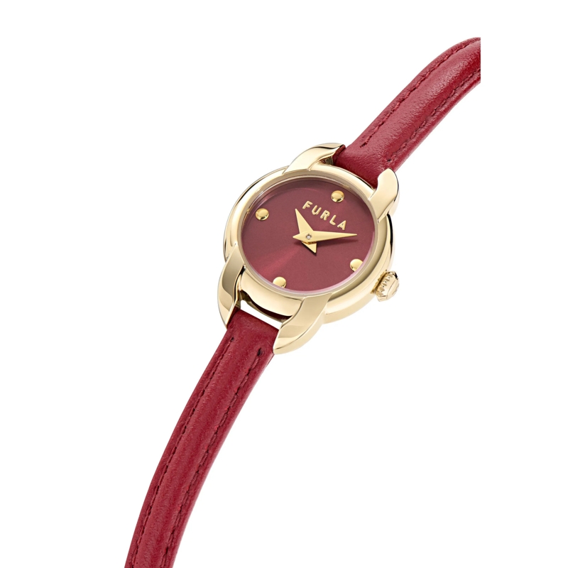 Furla Quarzuhr Quarz-Analoguhr Furla Mini Shape rot(Image 4)