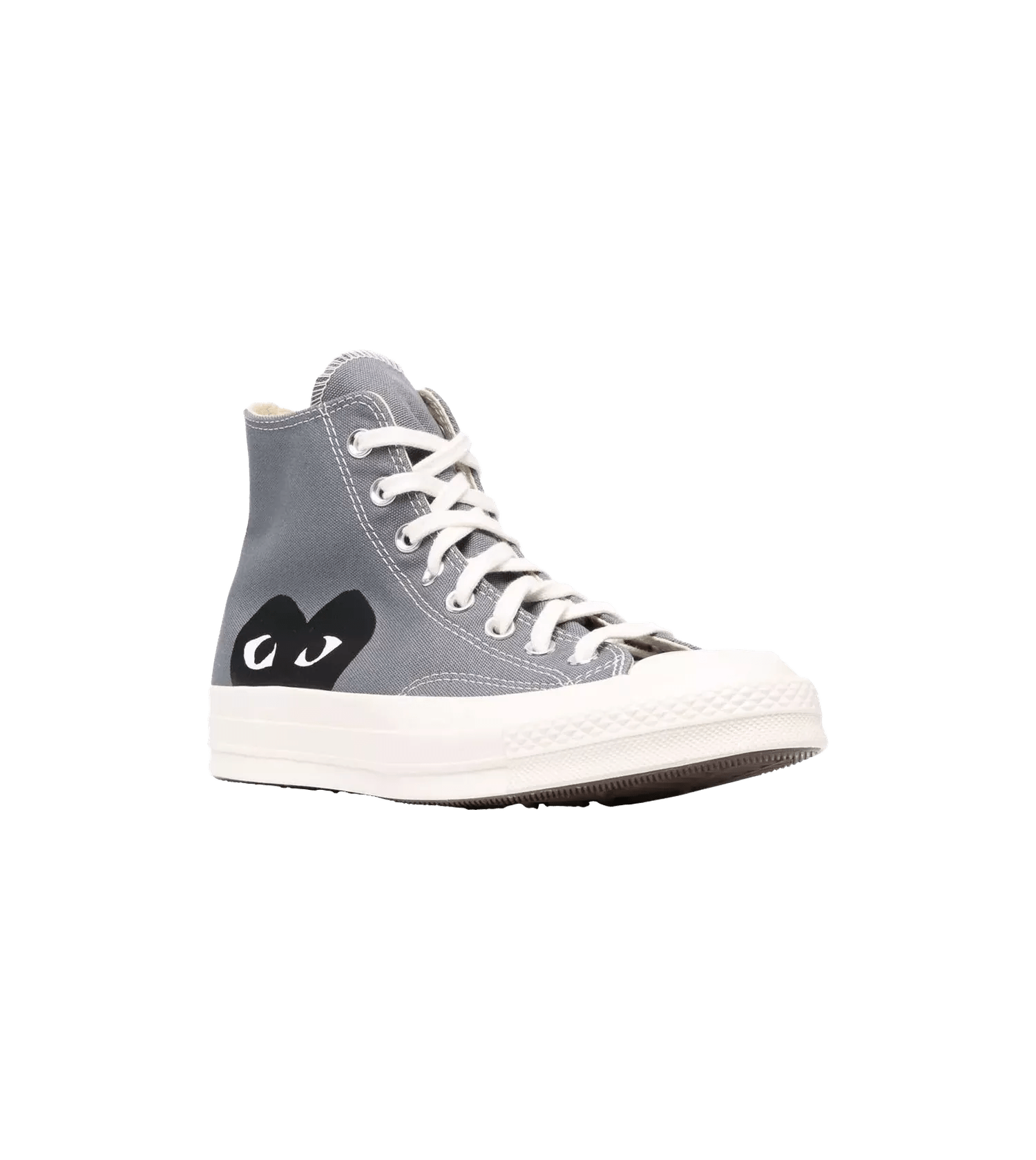 Comme des Garcons Play Big Heart Converse Chuck Taylor 70 High Top Sneake grey grey high top sneaker