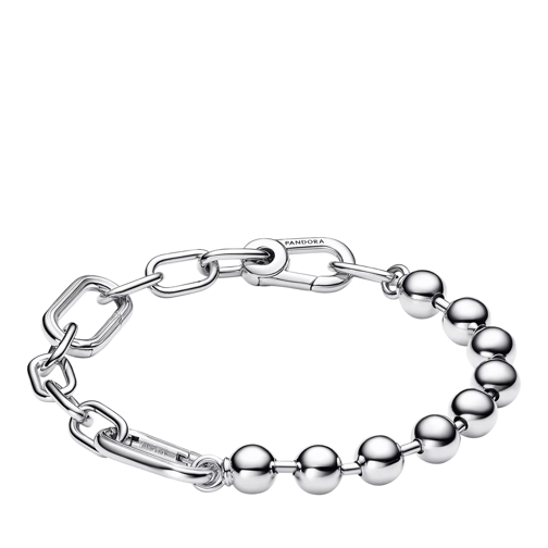 Pandora ME Metal Bead & Link Chain Bracelet No Color Braccialetti