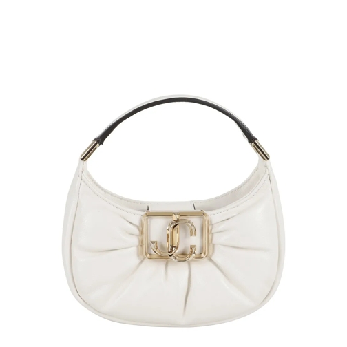 Jimmy Choo Schultertasche Edie Hobo Mini White
