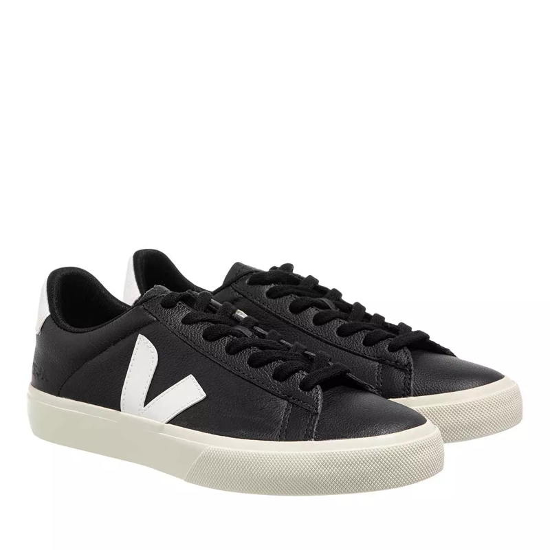 Veja Low-Top-Sneaker Campo Black White